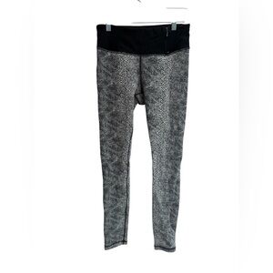 CALIA by CARRIE UNDERWOOD Women’s Black White Snakeskin Work Out Legging - Small